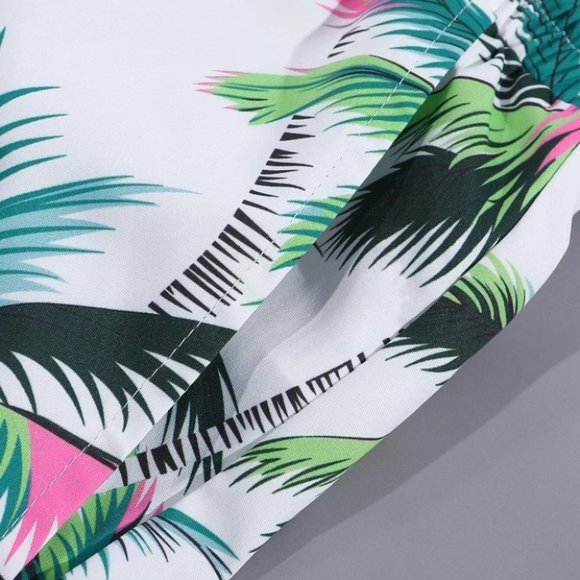 White Mens Button Up Tee Shirt - Picture 6 of 6